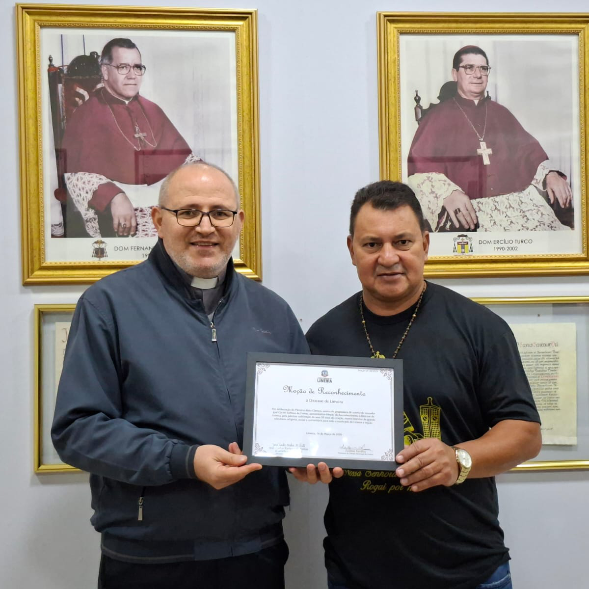 Diocese de Limeira recebe Moção de Reconhecimento da Câmara Municipal de Limeira